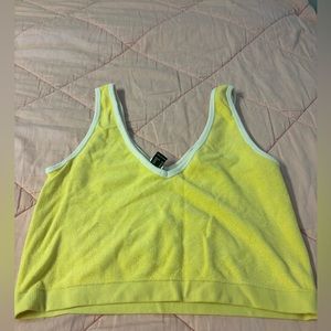 Yellow Crop Top